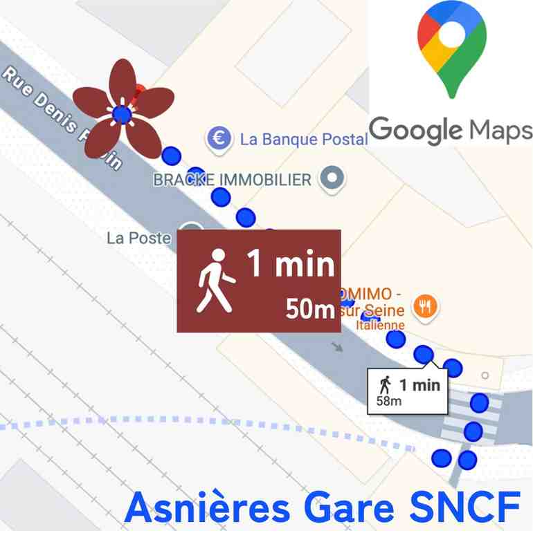 Asnières-sur-Seine - Carte